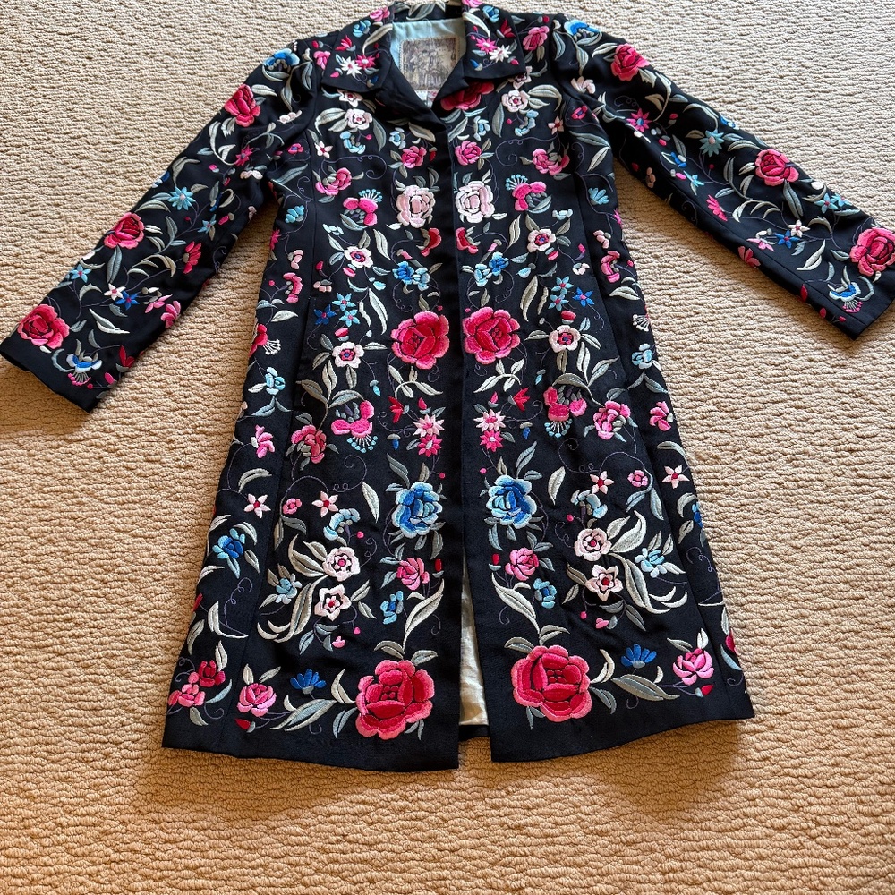 Embroidered coat